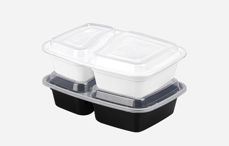 SZ6828 Disposable food container two compartment