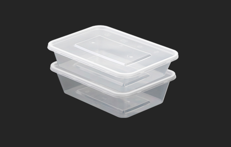 Hot Selling Disposable Rectangle Take Away Food Plastic Container With Lid